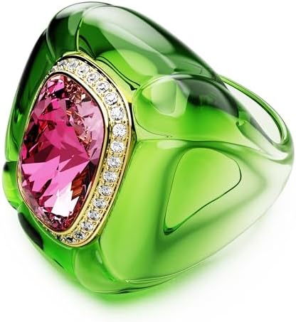 Amazon.com: SWAROVSKI Dulcis Cocktail Ring 5601579 Pink: Clothing
