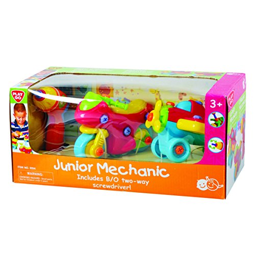 PlayGo Junior Mechanic Motorcycle and Pro Plane