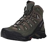 Salomon Men's Quest Prime GTX Backpacking Boot, Swamp/Night Forest/Titanium, 9 M US