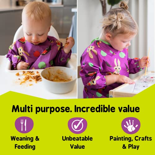 Tidy Tot LongLength Waterproof Coverall Bib, Weaning, Painting, Messy