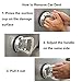 Chenyang Silver Aluminum Vacuum Suction Cup – Car Dent Puller Glass Lifter for Glass/Tiles/Mirror/Granite Lifting