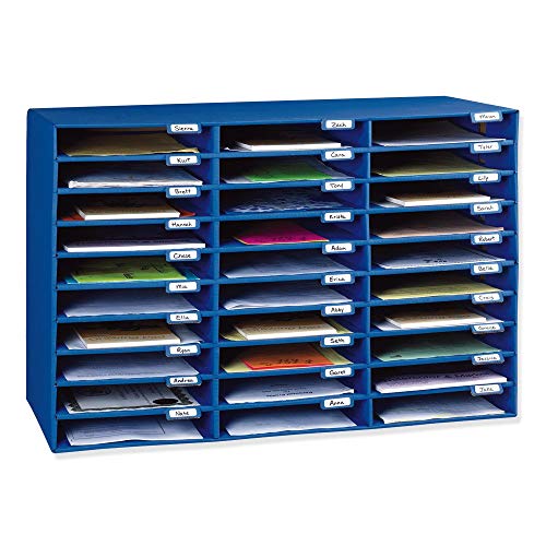 Classroom Keepers 30-Slot Mailbox, Blue (001318) (Certified Refurbished)