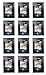 12 Movie Poster Frames 27x40 Thin Profile Solid Back Multi Frame Value Pack