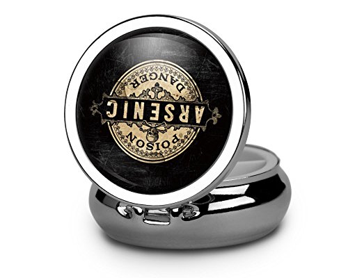 Arsenic Vintage Style Pill Box Case Pillbox Holder Trinket Stash Box Arsenic Vintage Style Medicine Vitamin Pill Organizer Case