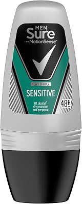 Sure Men Motion Sense Antiperspirant Deodorant Sensitive Dry Roll-On 50ml 6 Pack view 2