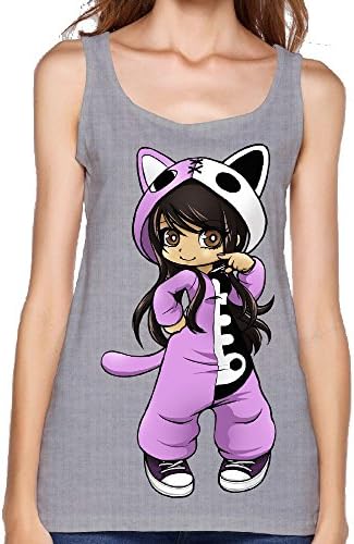 Wonderfly Tank Tops Jess from Aphmau Gaming by Studiomarimo D96u962 Scoop-Neck Running Fit Relaxed Workouts Clothes for Women