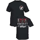 Georgia Men's Black Panos College 2-Sided Short Sleeve T Shirt