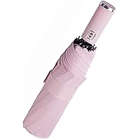 BAODINI Folding UV Umbrella Protection Sun for Rain-Travel Umbrella Windproof 10 Ribs Compact Car Umbrella - 46 Inches…