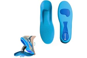 SCAZU Plantillas Confort, Ortopédicas Plantilla Transpirable Y Amortiguador para Mujer Hombre (1 Pair, M)