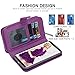 Galaxy Note 8 Case, Note 8 Wallet Case, Pasonomi Magnetic Detachable Removable Wallet Zipper PU Leather Folio Flip Carrying Case with Strap and Credit Card Slot for Samsung Galaxy Note 8 2017(Purple)