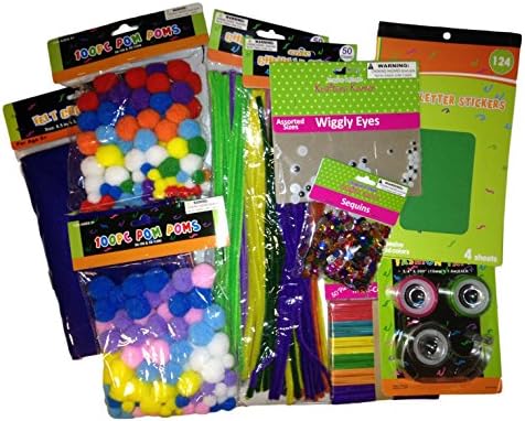 Kids Art & Craft Bundle: 10 Items: Over 400 Pieces
