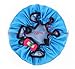 Beautiful Home Thicken Double-Layer Waterproof Shower Cap Bath Cap Elastic Band Spa Shower Hat for kids girls