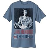 Jimi Hendrix - July 4 1970 Poster - Adult T-Shirt