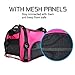 All Cart Cat Dog Pet Carrier Mesh Pup Pack Portable Travel Backpack