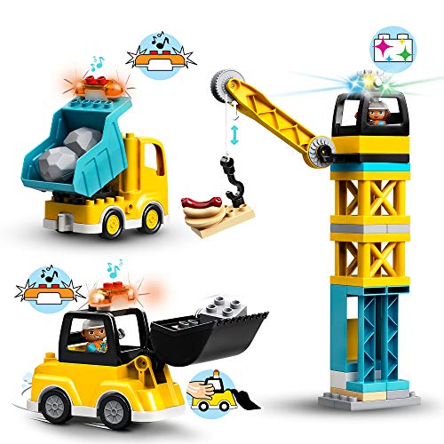 LEGO 10933 DUPLO Town Große Baustelle mit Licht und Ton – Bild 4