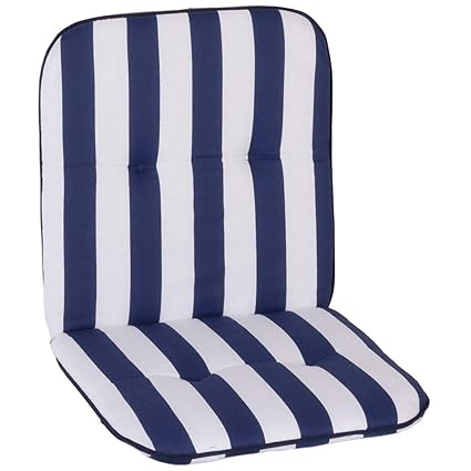 nxtbuy Gartenstuhl-Auflage Capri 96x47x5cm - Niedriglehnerauflage für Gartenstühle - Stuhlauflage mit Komfortschaumkern - Mad