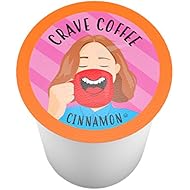 Crave Coffee Single-Cup Coffee for Keuirg K-Cup Brewers, Cinnamon, 40 Count