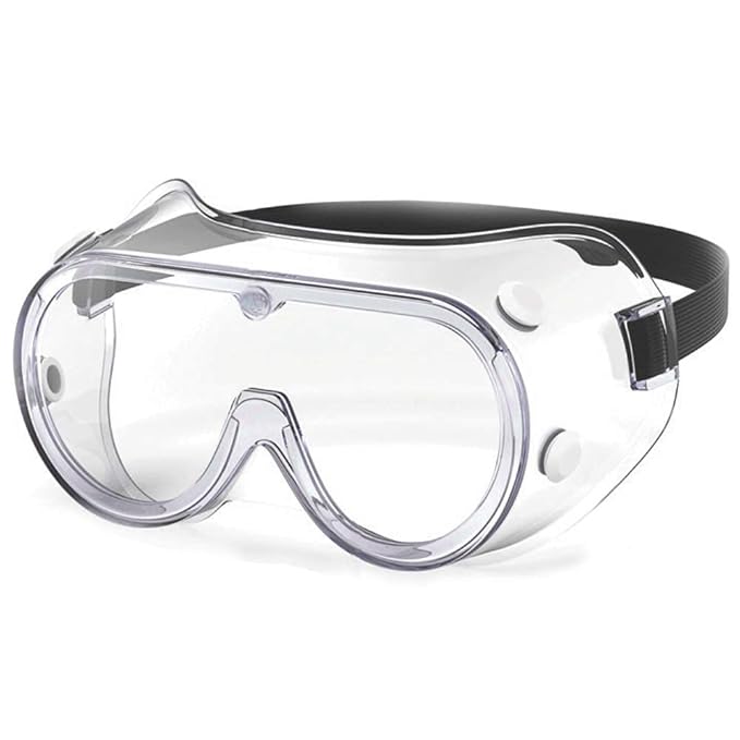 Eyevy Safety Goggles for Eye Protection Wide Vision Clear Glasses
