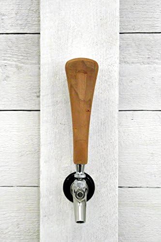 Beer Kombucha Tap Handle Solid Cherry Wood Beer 7 inch Tall. Works on all Bar, Brewery, Home Beer Taps Including Kegerator
