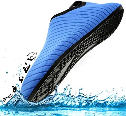 DCZTELG Outdoor Water Shoes For Men Women Couple 350 v2 Stretchy Durable Sole Barefoot Quick-Dry (44-Blue, M(W7.5-8.5/M:6.5-7.5))