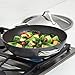 Anolon Nouvelle Copper Hard-Anodized Nonstick Covered Wok, 12-Inch, Dark Gray