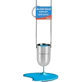 BAOSHISHAN No.2 Zahn Viscosity Cup, Stainless Steel, 20-250 cSt | ASTM D4212 Compliant, 44ml, Dip Type, For Paint, Ink Viscosity Testing and QC Control