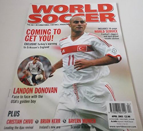 World Soccer Magazine April 2003 - Turkey Paperback – 1 Jan. 2003