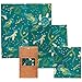 Bee's Wrap Assorted 3 Pack, Eco Friendly Reusable Beeswax Food Wraps, Sustainable, Zero Waste, Plastic Free Alternative for Food Storage - 1 Small, 1 Medium, 1 Large primary