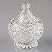 VERY100 Clear Crystal Glass Perfume Bottle Atomizer with Yellow Long Tassel Spray Pump 100ml