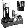 Sminiker Professional 5 in 1 Multi-functional Waterproof Man’s Grooming Kit Hair Clippers Beard Trimmer Kit Body Groomer…