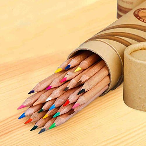 24-color Colored Pencils- Drawing Pencils for school supplies artist Painting Drawing apices de colores (24-Color)