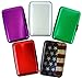 Aluminum Aluma Hard Case Credit Cards Wallet (5 Same colors listed)