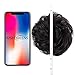 AISI QUEENS 2PCS Messy Bun Hair Piece 100% Human Hair Scrunchies Buns Hair Pieces for Women Curly Wavy Black Bun Elegant Chignons Wedding(Color:Dark Brown)
