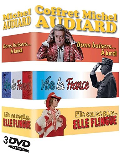 Michel Audiard : Elle cause plus, elle flingue + Bons baisers, à lundi + Vive la France - Pack