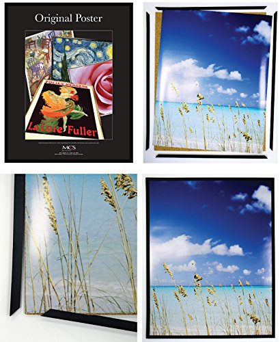 MCS Original Poster Frame, 24 by 36-Inch, Black, 6-Pack - //medicalbooks.filipinodoctors.org