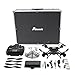 Potensic Drone with HD Camera, F183DH Drone RC Quadcopter RTF Altitude Hold UFO with Newest Stepless-Speed Function,2MP Camera& 5.8Ghz FPV LCD Screen Monitor & Drone Carrying Case - Black