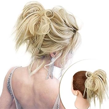 Amazon Com Morica Messy Bun Hair Pieces For Women Scrunchies For