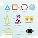 Innoo Tech Magnetic Building Blocks, 108Pcs Mini Construction Blocks, Inspiring Building Blocks Building, Magnetic Toys Educational Toys, Great Gift for Baby Toddler for 3 Years