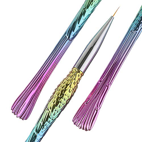 Redvive Top 3pcs Small Pen Hook Painting Line Nail Pens Pull Pen Paint