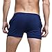 Linemoon Men's Solid Cotton Sleep Bottoms Fashion Navy Simple Active Shorts 29-33 Inches