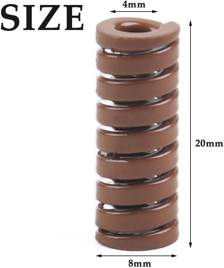 FOROREH 20Pcs 3D Printer Springs, Compression Springs Die Springs ...