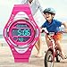 HIwatch Kids Sport Watch Water-resistant Swimming LED Digital Watch with Alarm Back Light Stopwatch for Boys Girls 7+ Years Old Pink, for Kids Children