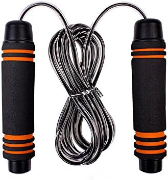 Summer Win Plastic Crossfit Jump Rope with Fast Speed Adjustable Cable Black