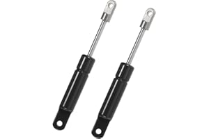 ARISELIFT 4 Inch 15Ib/67N/7kg Mini Gas Springs, 4" Mini Gas Struts Hydraulic Lift Support Small Cabinet Lid Toolbox, 2 Pcs, Black