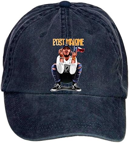 NDWOIJ Man Post Malone Cap Navy