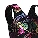 HOZIY Gymnastics Leotards for Girls Size 9-10 Years Old Shiny Bodysuits Colorful Flowers