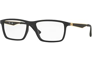 Ray-Ban Men's 0rx7047 No Polarization Rectangular Prescription Eyewear Frame