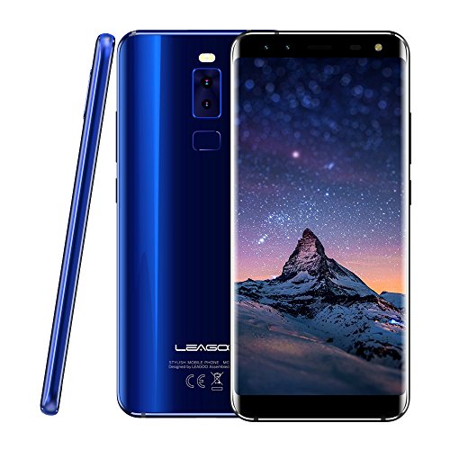 Leagoo S8,18 9 Smartphone,4G Android 7.0, 5.7 Pulgadas Smartphone, dualsim,3gb ram 32gb ROM,Cuatro cámaras,Octa Core 1.5GHz Ultra Slim Smartphone - Azul