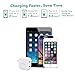 Lumsing Dual USB wall charger compact travel charging hub with Foldable Power Adapter for iPhone iPad Samsung Galaxy Smartphones Tablets(Grey)