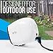 Wasserstein Quick-Charge 3.0 Wall Charger with Weatherproof 16-Foot Cable for Arlo Pro (Black)